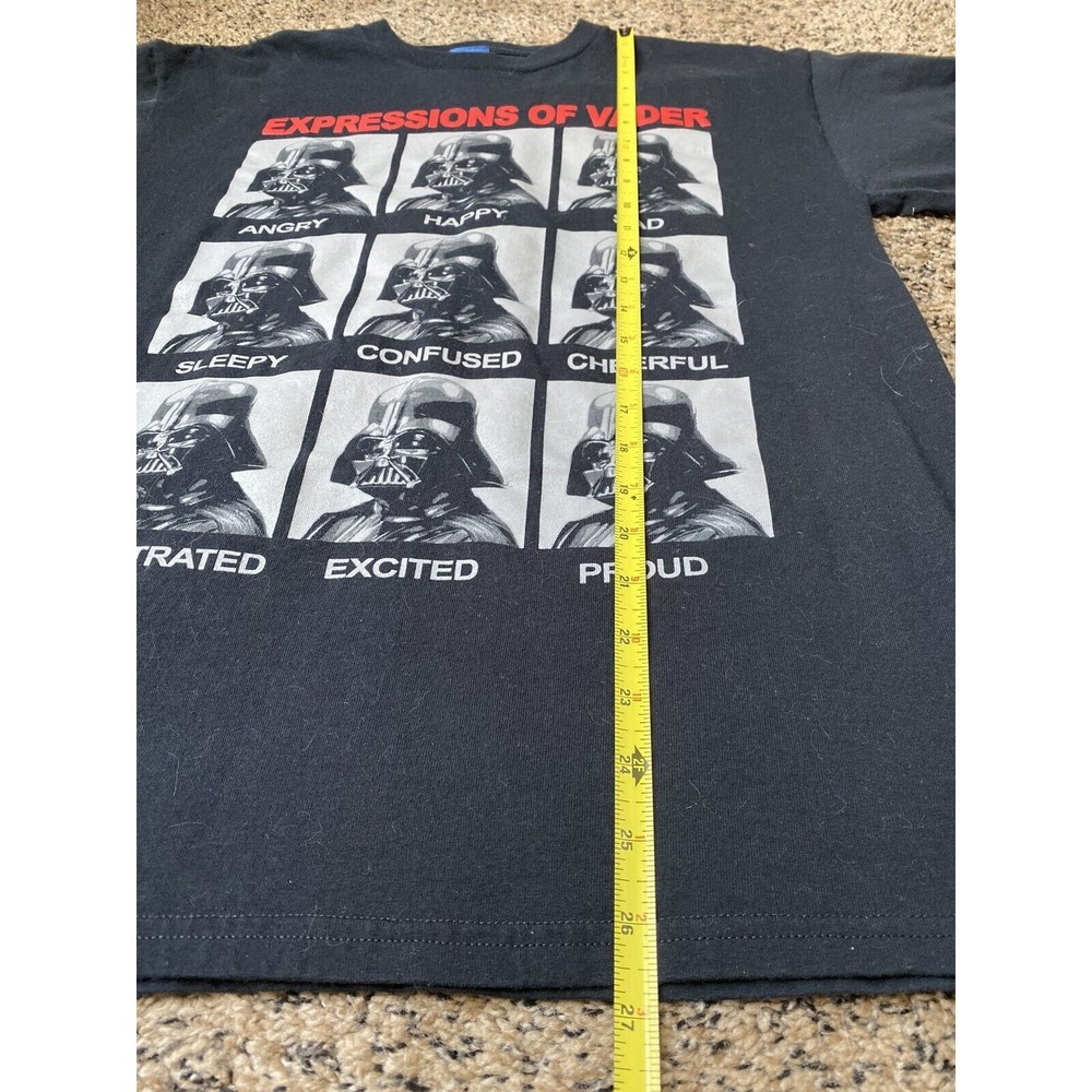 Star Wars Expressions Of Darth Vader Funny Unisex Black T-Shirt Size M 38-40 - Picture 3 of 6